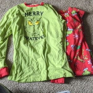 Men's Grinch pajamas